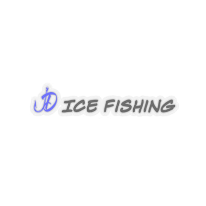 JD Ice Fishing Logo Sticker