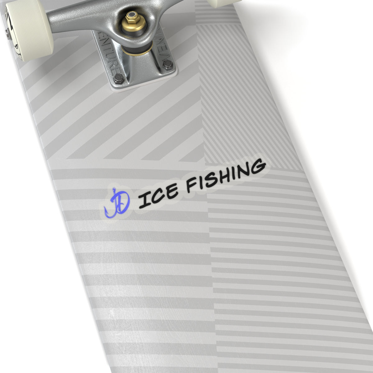 JD Ice Fishing Logo Sticker