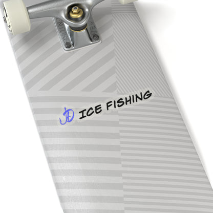 JD Ice Fishing Logo Sticker