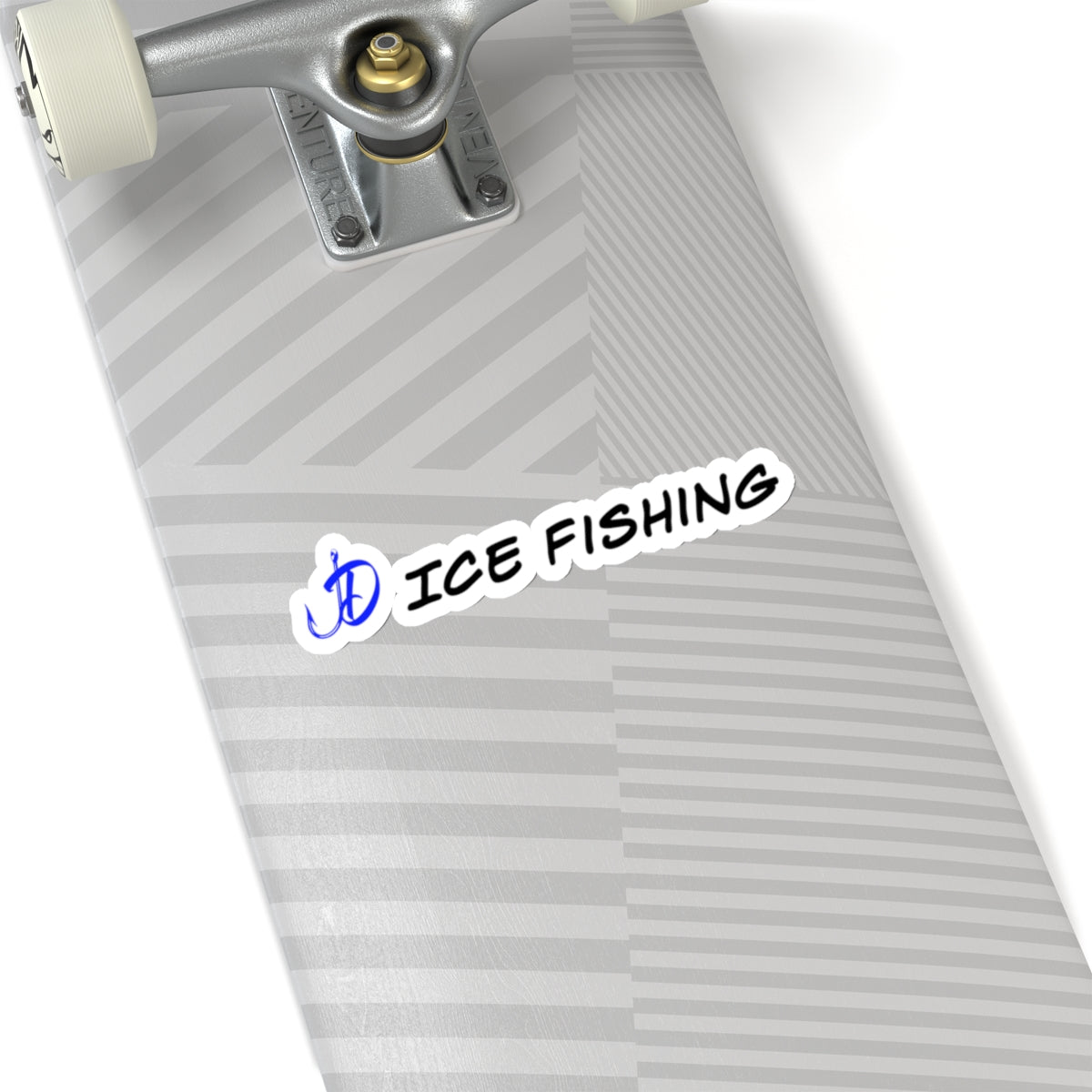 JD Ice Fishing Logo Sticker